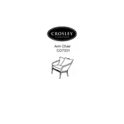 Crosley CO7331 Chair manual cover