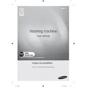 Samsung WB09H7300GP Washing Machine manual cover