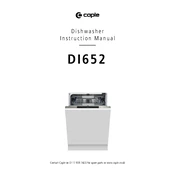 Caple DI652 Dishwasher manual cover