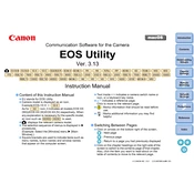 Canon macOS EOS Utility Ver.3.13 manual cover