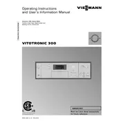 Viessmann Vitotronic 300 GW2 Control Unit manual cover