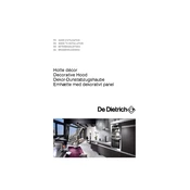 De Dietrich DHD1090X Hood manual cover