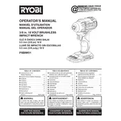 Ryobi PSBIW01 Wrench manual cover