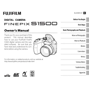 Fujifilm FinePix S1500 Camera manual cover