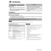 Mitsubishi SW1DNC-GXW2-E Software manual cover