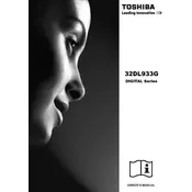 Toshiba 32DL933G TV manual cover