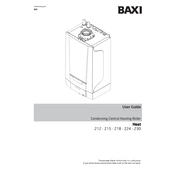 Baxi 212 Heat manual cover