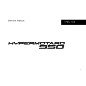 Ducati Hypermotard 950 RVE 2021 manual cover