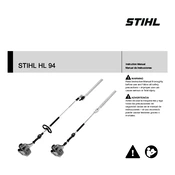 Stihl HL 94 HL 94 K (0°) HL 94 K (145°) manual cover