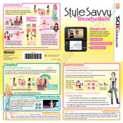 Nintendo Style Savvy Trendsetters 3DS manual cover