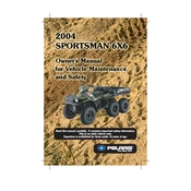 Polaris Sportsman 6x6 manual cover