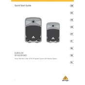 Behringer B108D manual cover