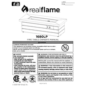 Realflame 1680LP manual cover