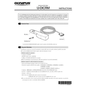 Olympus U-DICRM manual cover