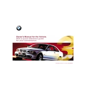 BMW 325Ci Coupe 3 Series 2001 manual cover