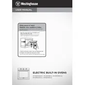 Westinghouse WVE613DSCA Oven manual cover