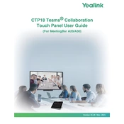 Yealink MeetingBar A20, A30, CTP18 manual cover