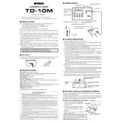 Yamaha Chromatic Tuner TD-10M Tuner manual cover