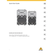 Behringer B612D manual cover