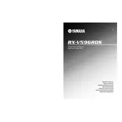 Yamaha RX-V596RDS Receiver manual cover