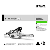 Stihl MS 201 C-M MS 201 C-EM manual cover