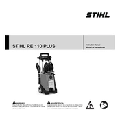 Stihl RE 110 PLUS manual cover