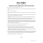 Balboa Drainable Magna Series manual cover