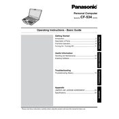 Panasonic CF-534 Series manual cover