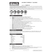 Sealey SA681.V2 Impact Wrench manual cover