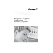 Brandt C3021 Refrigerator manual cover