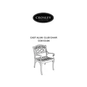 Crosley CO6103-BK Chair manual cover