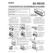 Sony SU-RS12X manual cover