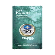 Polaris Phoenix 200 manual cover