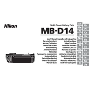 Nikon MB D14 manual cover