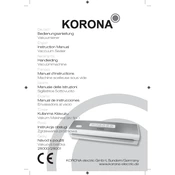 Korona 28000 Sealer manual cover