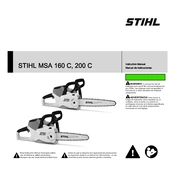 Stihl MSA 160 C-BQ MSA 200 C-BQ manual cover