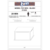 Mobel B&M Toy Box Blush 374205 manual cover