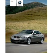 BMW 328i Coupe 3 Series 2007 manual cover