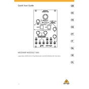 Behringer Modamp Module 1005 manual cover