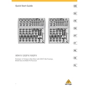 Behringer XENYX 1002FX manual cover