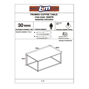 Tromso B&M Coffee Table 352578 manual cover