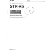 Sony STR-V5 manual cover