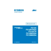 Yamaha FX10A, FX10RTRSA, FX10XTA, FX10M53SA 2011 FX Nytro manual cover