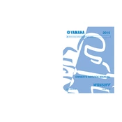 Yamaha WR450FF 2015 manual cover