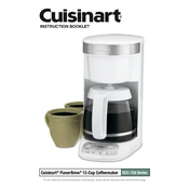 Cuisinart DCC-750 manual cover