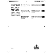 Behringer EPX2000 manual cover