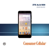 ZTE Avid 559 manual cover