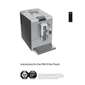 Jura ENA 9 One Touch Coffee Machine manual cover