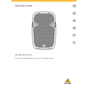 Behringer PK108 manual cover