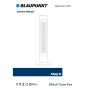 Blaupunkt B&M 29 Inch Tower Fan 332708 manual cover